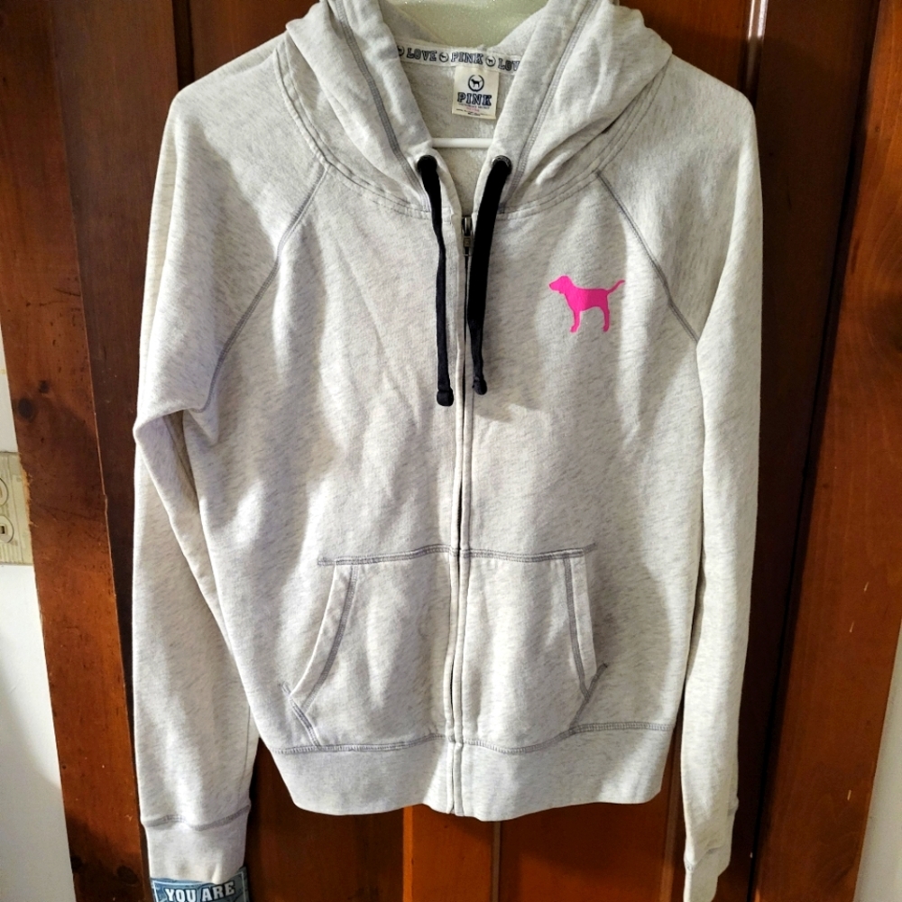 Vs pink vintage hoodie size medium.